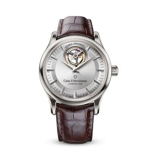 Carl F. Bucherer - 00.10802.02.13.01  Heritage Tourbillon Double Peripheral White Gold / Silver