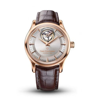 Carl F. Bucherer - 00.10802.03.13.01  Heritage Tourbillon Double Peripheral Rose Gold / Silver