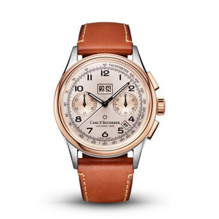 Carl F. Bucherer - 00.10803.07.42.01  Heritage Bicompax Annual Stainless Steel - Rose Gold / Champagne