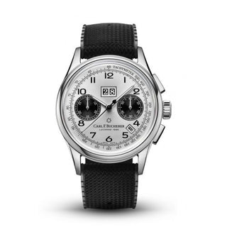 Carl F. Bucherer - 00.10803.08.12.01  Heritage Bicompax Annual Stainless Steel / Silver