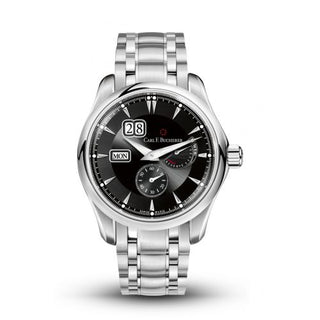 Carl F. Bucherer - 00.10912.08.33.21  Manero PowerReserve Stainless Steel / Black / Bracelet