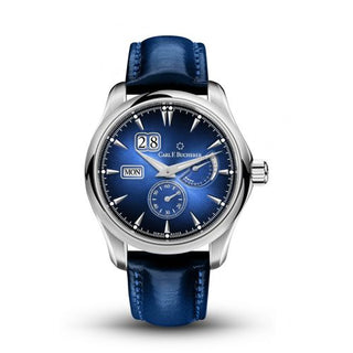 Carl F. Bucherer - 00.10912.08.53.01  Manero PowerReserve Stainless Steel / Blue