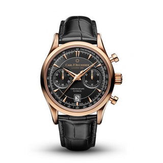 Carl F. Bucherer - 00.10919.03.33.01  Manero Flyback Rose Gold / Black