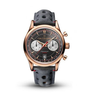 Carl F. Bucherer - 00.10919.03.33.02  Manero Flyback Rose Gold / Black