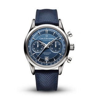 Carl F. Bucherer - 00.10919.08.53.01  Manero Flyback Stainless Steel / Blue