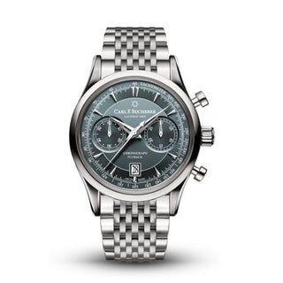 Carl F. Bucherer - 00.10919.08.93.21  Manero Flyback Stainless Steel / Grey / Bracelet