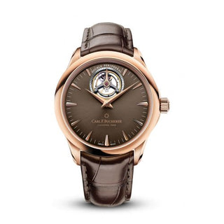 Carl F. Bucherer - 00.10920.03.93.01  Manero DoublePeripheral  Rose Gold / Brown