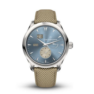 Carl F. Bucherer - 00.10926.08.53.01  Manero Peripheral BigDate Stainless Steel / Light Blue