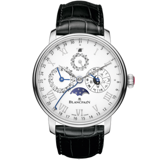 Blancpain - 00888-3431-55B  Villeret Calendrier Chinois Traditionnel Platinum / White