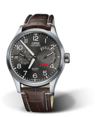 Oris - 01 111 7711 4163-Set 1 22 72FC  Big Crown ProPilot Calibre 111 Stainless Steel / Grey / Alligator