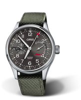 Oris Big Crown ProPilot Calibre 114 Stainless Steel / Grey / Alligator (01 114 7746 4063-Set 5 22 14FC)