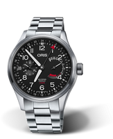 Oris Big Crown ProPilot Calibre 114 Stainless Steel / Black / Textile (01 114 7746 4164-Set 8 22 19)