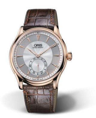 Oris - 01 396 7580 6051-Set  Artelier Hand Winding Small Second 40 Rose Gold / Silver