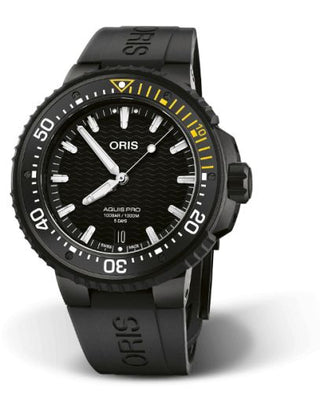 Oris - 01 400 7767 7754-07 426 64BTEB  AquisPro Date Calibre 400 Titanium - DLC / Black / Rubber