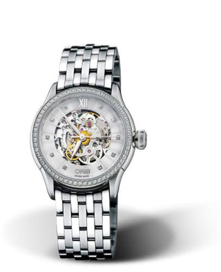 Oris - 01 560 7604 4919-07 8 16 73  Artelier Skeleton 31 Diamonds Stainless Steel - Diamond / Bracelet