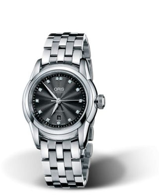 Oris - 01 561 7548 4094-07 8 16 71  Artelier Date Diamonds 31 Stainless Steel / Black / Bracelet