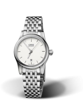 Oris - 01 561 7650 4051-07 8 14 61  Classic Date Lady 28.5 Stainless Steel / Silver / Bracelet