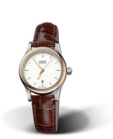 Oris Classic Date Lady 28.5 Stainless Steel - Rose Gold / Silver / Bracelet (01 561 7650 4351-07 5 14 10)