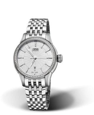 Oris - 01 561 7687 4951-07 8 14 77  Artelier Date Diamonds 31 Stainless Steel - Diamond / Silver / Bracelet