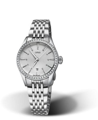 Oris - 01 561 7722 4951-07 8 14 79  Artelier Date Diamonds 28 Stainless Steel - Diamond / Silver / Bracelet