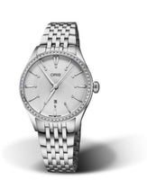 Oris Artelier Date Diamonds 33 Stainless Steel - Diamond / Silver (01 561 7724 4951-07 8 17 79)