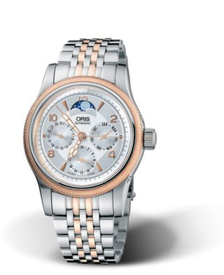 Oris - 01 581 7566 4361-07 8 19 63  Big Crown Complication Stainless Steel - Rose Gold / Silver / Bracelet