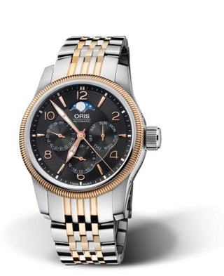 Oris - 01 581 7627 4364-07 8 20 78  Big Crown Complication Stainless Steel - Rose Gold / Black / Bracelet