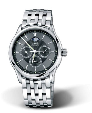 Oris - 01 582 7592 4054-07 8 21 73  Artelier Complication 40 Stainless Steel / Black / Bracelet