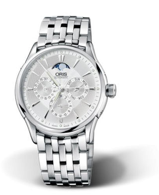 Oris - 01 582 7592 4091-07 8 21 73  Artelier Complication 40 Stainless Steel / Silver / Bracelet