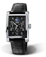 Oris Rectangular Complication Stainless Steel / Black - Roman / Bracelet (01 582 7658 4034-07 5 23 71FC)