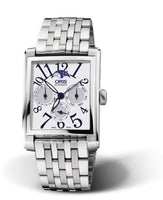 Oris Rectangular Date 24.5 Stainless Steel / Silver - Roman / Bracelet (01 582 7658 4061-07 8 23 82)