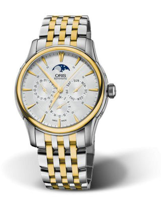 Oris - 01 582 7689 4351-07 8 21 78  Artelier Complication 40.5 Stainless Steel - Yellow Gold / Silver / Bracelet