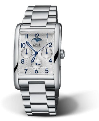 Oris - 01 582 7694 4031-07 8 24 20  Rectangular Complication Stainless Steel / Silver - Arabic / Bracelet