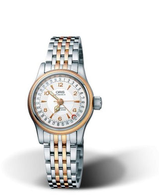 Oris - 01 584 7550 4361-07 8 14 63  Big Crown Pointer Date 28.5 Stainless Steel - Rose Gold / Silver / Bracelet