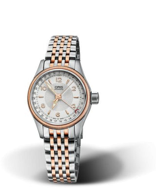 Oris - 01 594 7680 4331-07 8 14 32  Big Crown Pointer Date 29 Stainless Steel - Rose Gold / Silver/ Bracelet