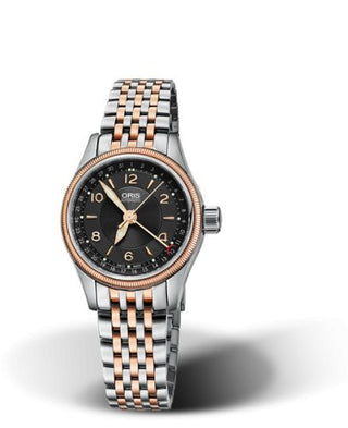 Oris - 01 594 7680 4334-07 8 14 32  Big Crown Pointer Date 29 Stainless Steel - Rose Gold / Black / Bracelet