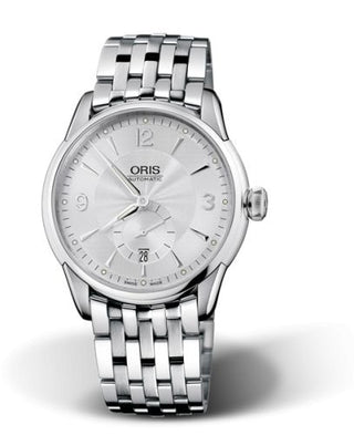 Oris - 01 623 7582 4071-07 8 21 73  Artelier Small Second Date 40 Stainless Steel / Silver / Bracelet