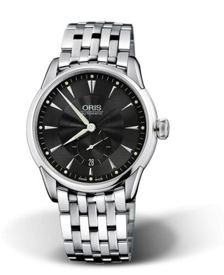 Oris - 01 623 7582 4074-07 8 21 73 x  Artelier Small Second Date 40 Stainless Steel / Black / Bracelet