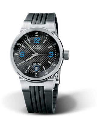 Oris - 01 635 7560 4145-07 4 25 01  WilliamsF1 Team Day Date 40.5 Stainless Steel / Black - Blue / Rubber