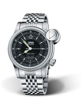 Oris Flight Timer² Day Date Stainless Steel / Silver / Leather (01 635 7568 4064-07 8 21 61)