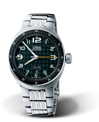 Oris - 01 635 7588 7067-07 8 26 70  TT3 Day Date Titanium / Green / Bracelet