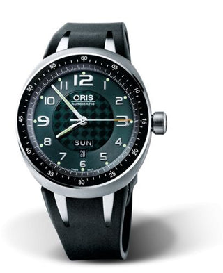 Oris - 01 635 7589 7067-07 4 28 02T  TT3 Day Date Titanium / Green / Rubber