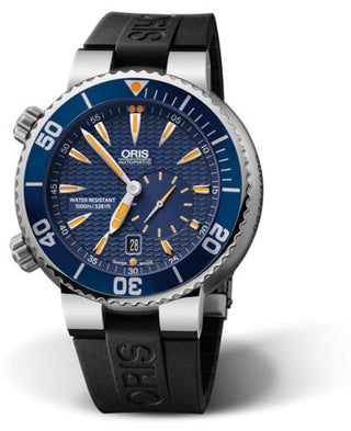 Oris - 01 643 7609 8585-Set RS  Divers Small Second - Date Great Barrier Reef / Rubber