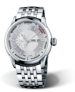 Oris - 01 645 7596 4051-07 8 24 73  Artelier Small Second Pointer Day 45 Stainless Steel / Silver / Bracelet