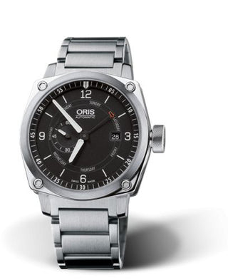 Oris - 01 645 7617 4174-07 8 22 58  BC4 Small Second Pointer Day Stainless Steel / Black / Bracelet