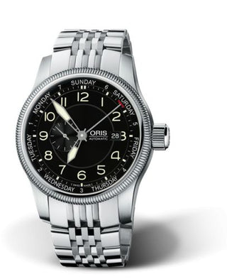 Oris - 01 645 7629 4064-07 8 22 76  Big Crown Small Second Pointer Day Stainless Steel / Black / Bracelet