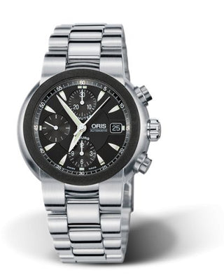 Oris - 01 674 7521 4464-07 8 24 01  TT1 Chronograph Stainless Steel - Rubber / Black / Bracelet