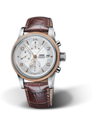 Oris - 01 674 7567 4361-07 5 21 52  Big Crown Chronograph Stainless Steel - Rose Gold / Silver