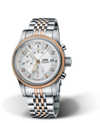 Oris - 01 674 7567 4361-07 8 21 63  Big Crown Chronograph Stainless Steel - Rose Gold / Silver / Bracelet