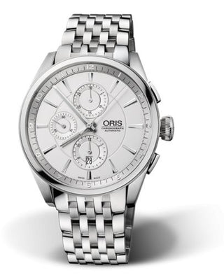 Oris - 01 674 7644 4051-07 8 22 80  Artix Chronograph Stainless Steel / Silver / Bracelet